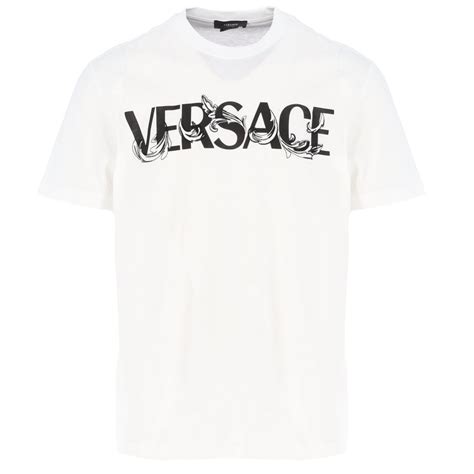 t.shirt uomo barocca versace|plain white versace shirt.